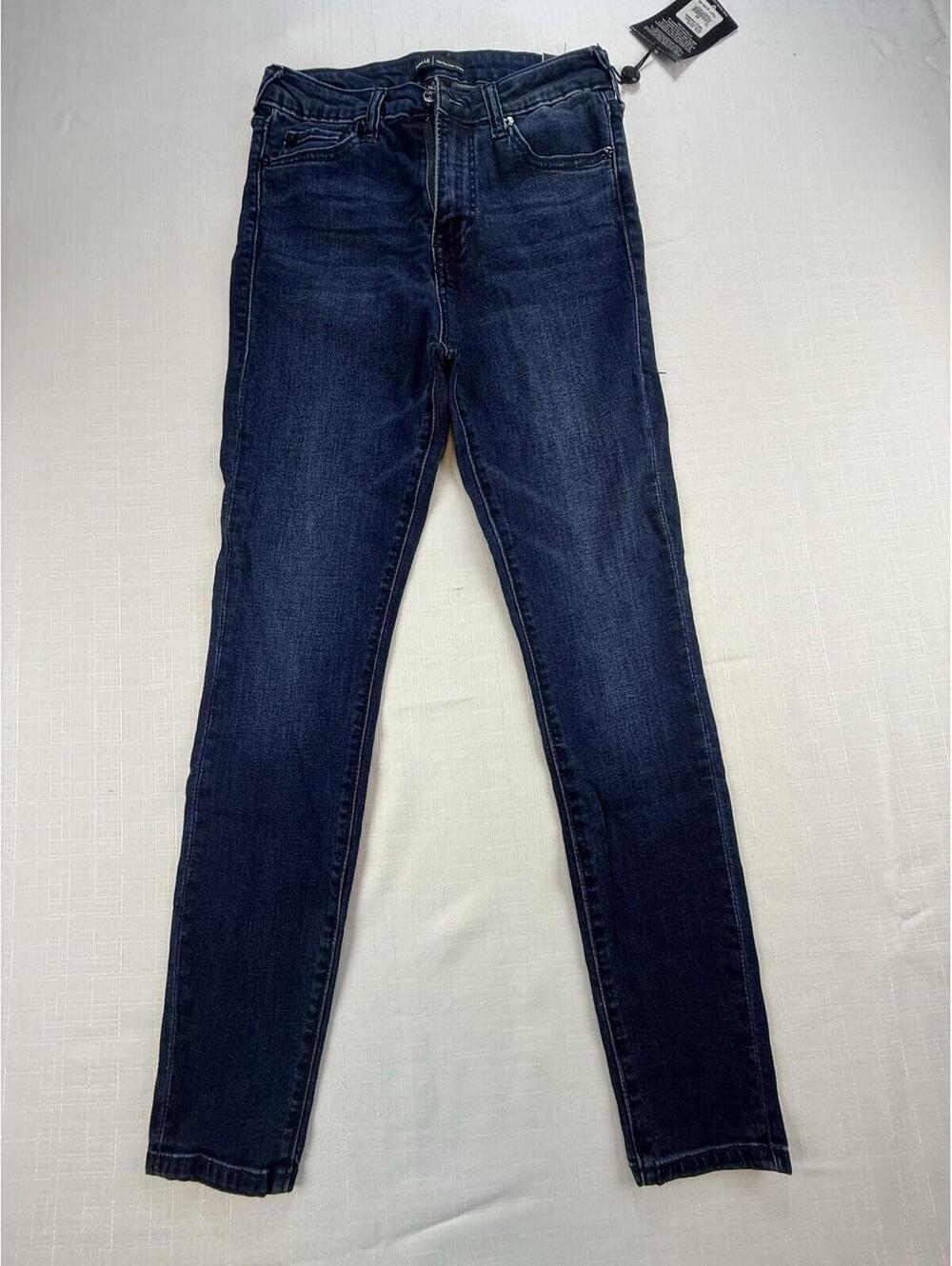 True Religion Halle High Rise Super Skinny Jeans Womens W28 Easy Rider Dark